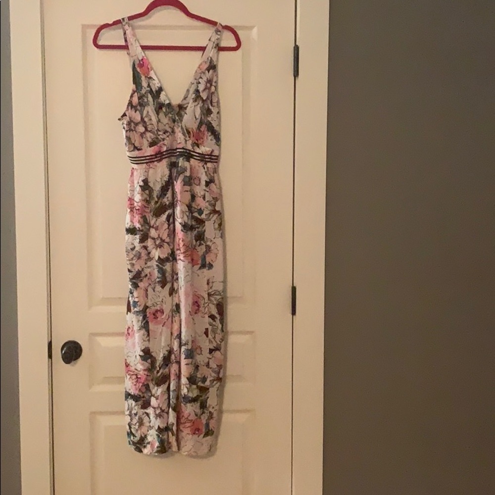 Anthropologie Tracy Reese Gwyneth Floral Jumpsuit